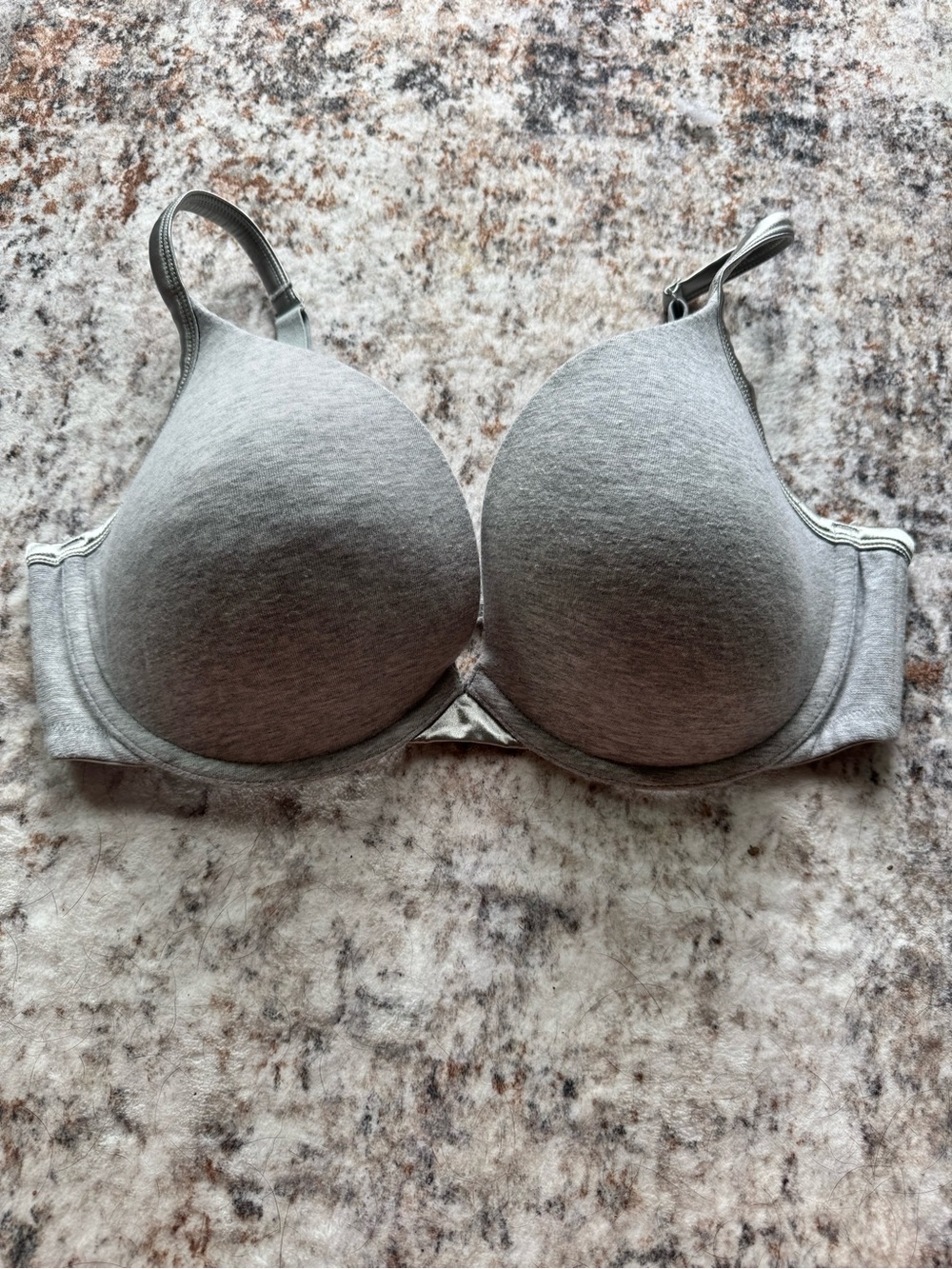 Cacique Smooth Padded T-Shirt Bra in Heather Gray
